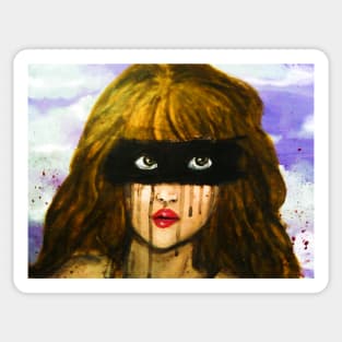 Madeline (girl portrait) Sticker
